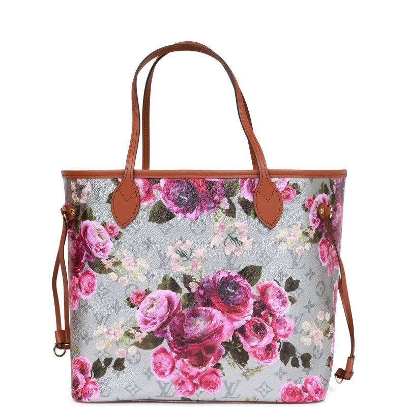Louis Vuitton LV Garden Metallic Monogram Neverfull MM - Image 10