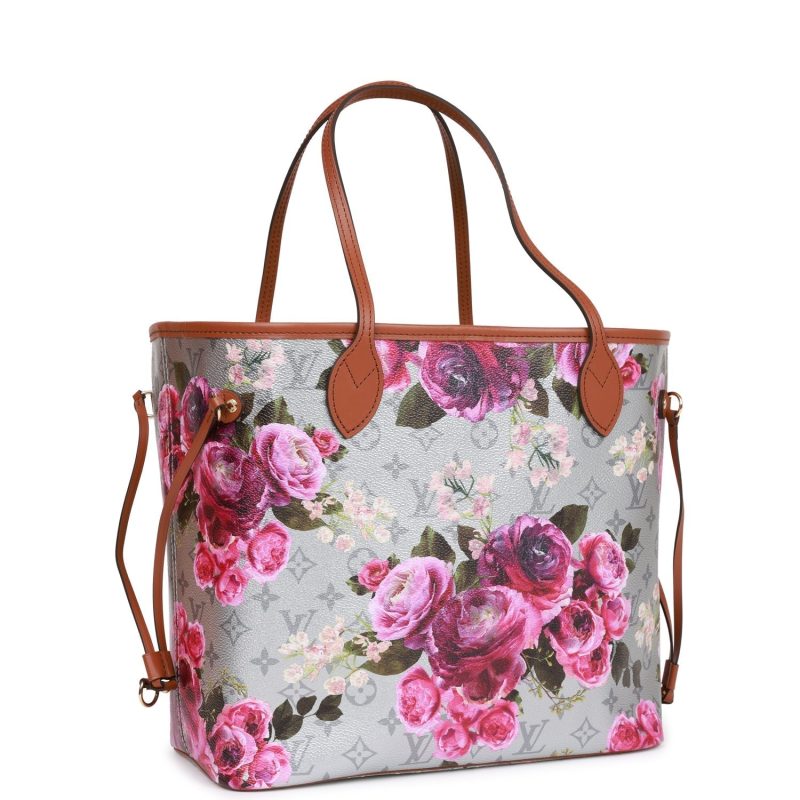 Louis Vuitton LV Garden Metallic Monogram Neverfull MM - Image 2