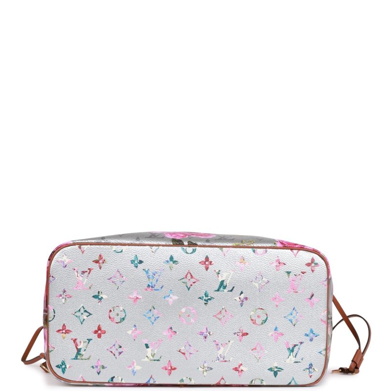 Louis Vuitton LV Garden Metallic Monogram Neverfull MM - Image 6