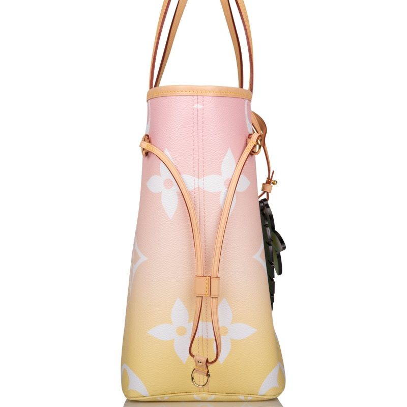 Louis Vuitton Light Pink By The Pool Giant Monogram Neverfull MM - Image 3