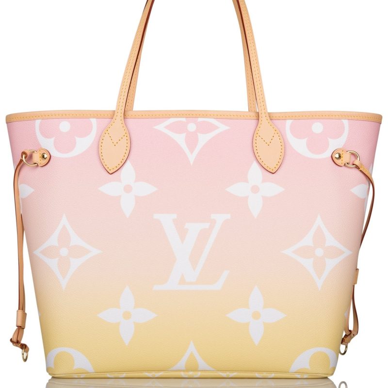 Louis Vuitton Light Pink By The Pool Giant Monogram Neverfull MM - Image 4