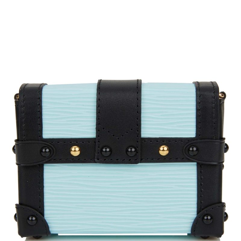 Louis Vuitton Light Blue Epi Mini Essential Trunk Bag - Image 3