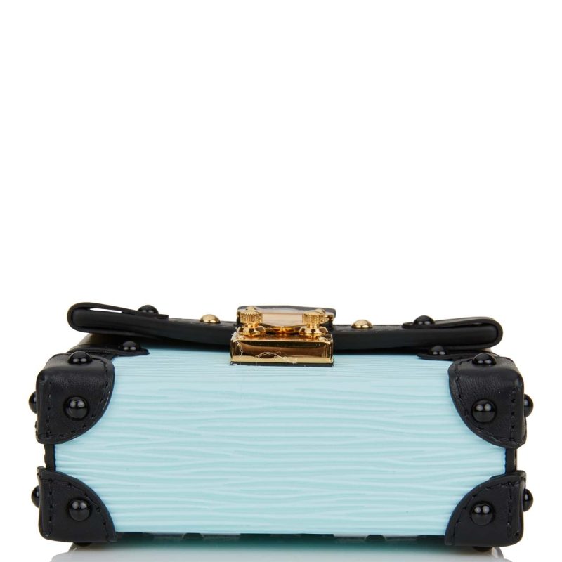 Louis Vuitton Light Blue Epi Mini Essential Trunk Bag - Image 4