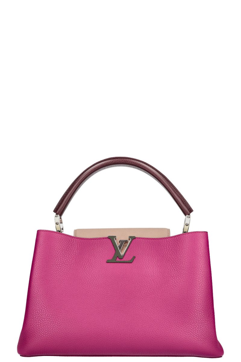 Louis Vuitton Capucines MM Tricolor Pink - Image 12