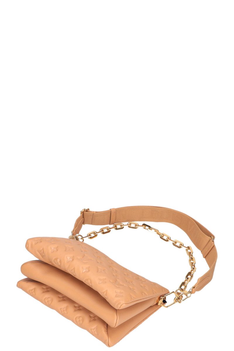 Louis Vuitton Coussin PM Bag Beige Empreinte - Image 7