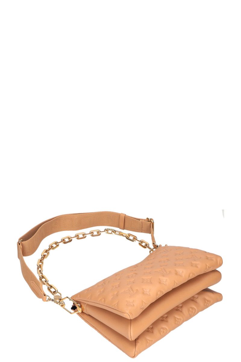 Louis Vuitton Coussin PM Bag Beige Empreinte - Image 9