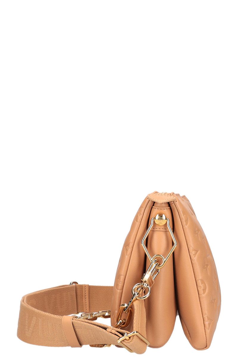 Louis Vuitton Coussin PM Bag Beige Empreinte - Image 3