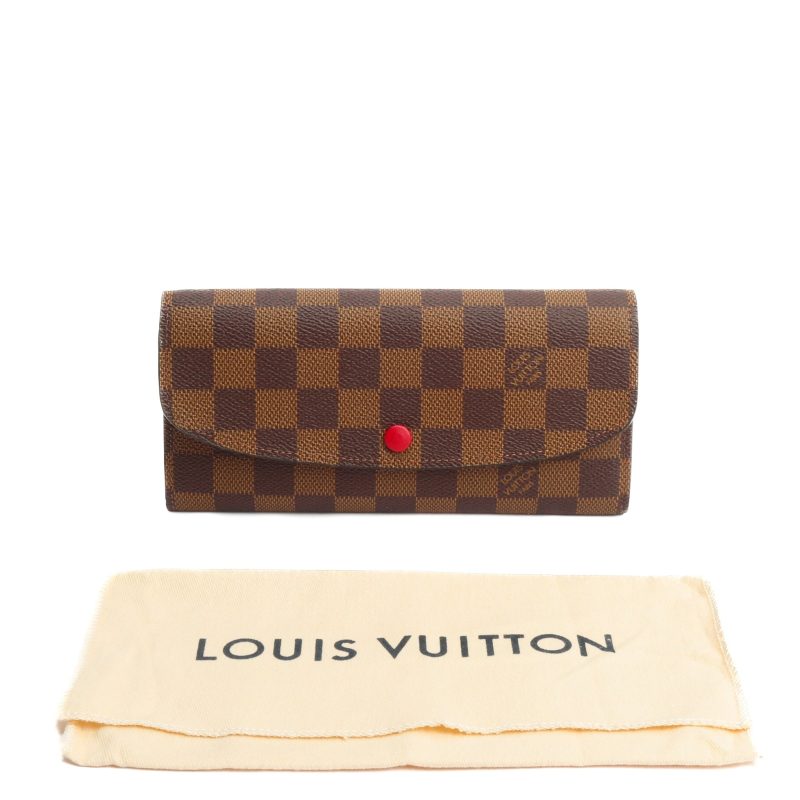 LOUIS VUITTON Damier Ebene Emilie Wallet - Image 2