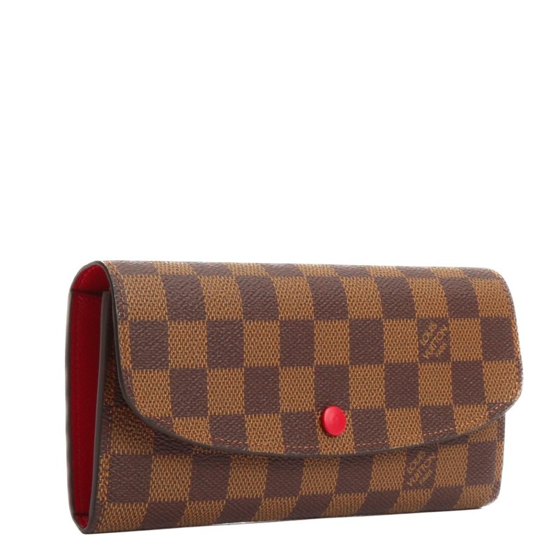 LOUIS VUITTON Damier Ebene Emilie Wallet - Image 4
