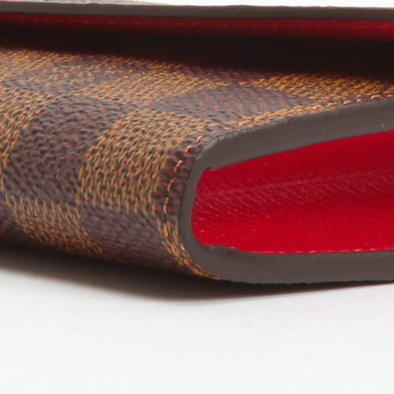 LOUIS VUITTON Damier Ebene Emilie Wallet - Image 8