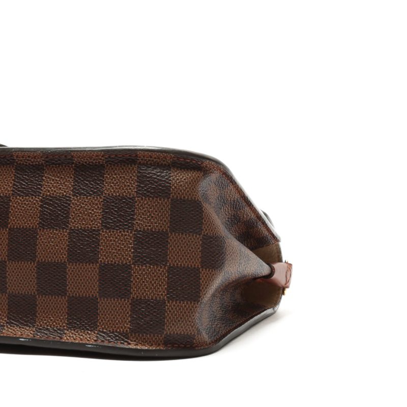 LOUIS VUITTON Beaumarchais Damier Ebene & Light Pink Top Handle - OUTLET FINAL SALE - Image 9