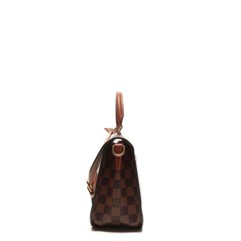 LOUIS VUITTON Beaumarchais Damier Ebene & Light Pink Top Handle - OUTLET FINAL SALE - Image 5