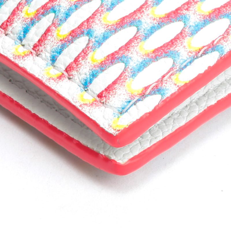 Louis Vuitton White Damier Spray Double Zipped Card Holder - Image 8