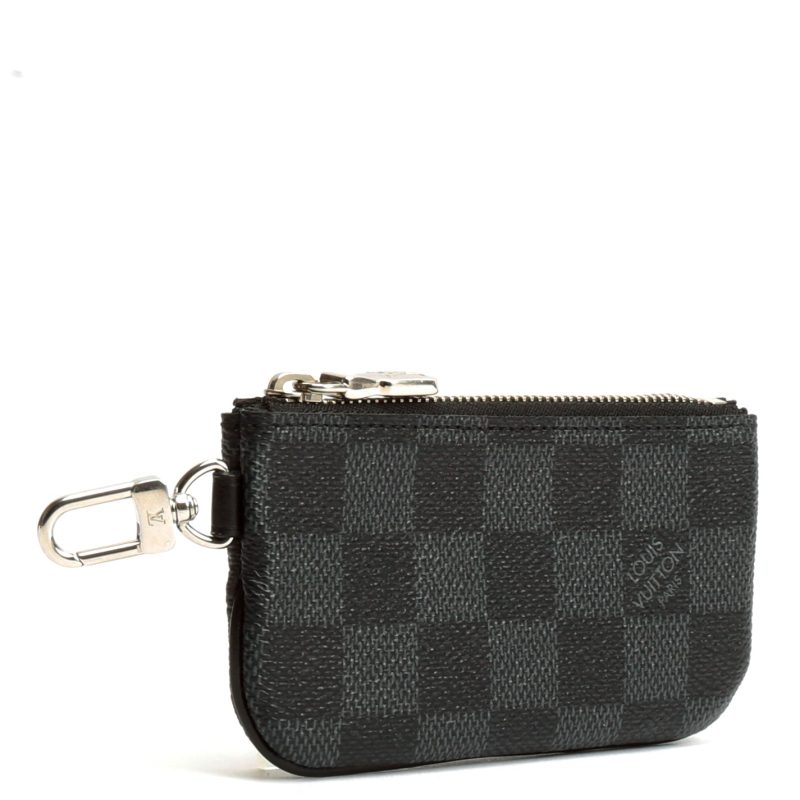 LOUIS VUITTON Damier Graphite Coin Pouch Clip On - Image 2