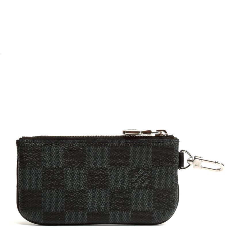 LOUIS VUITTON Damier Graphite Coin Pouch Clip On - Image 3