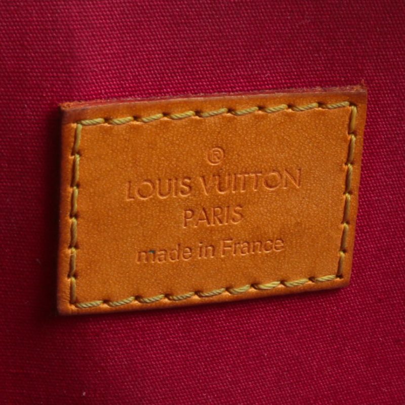 LOUIS VUITTON Monogram Vernis Alma MM Red - Image 22