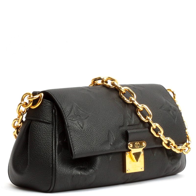 LOUIS VUITTON Favorite MM Empreinte Giant Monogram - Black - Image 3