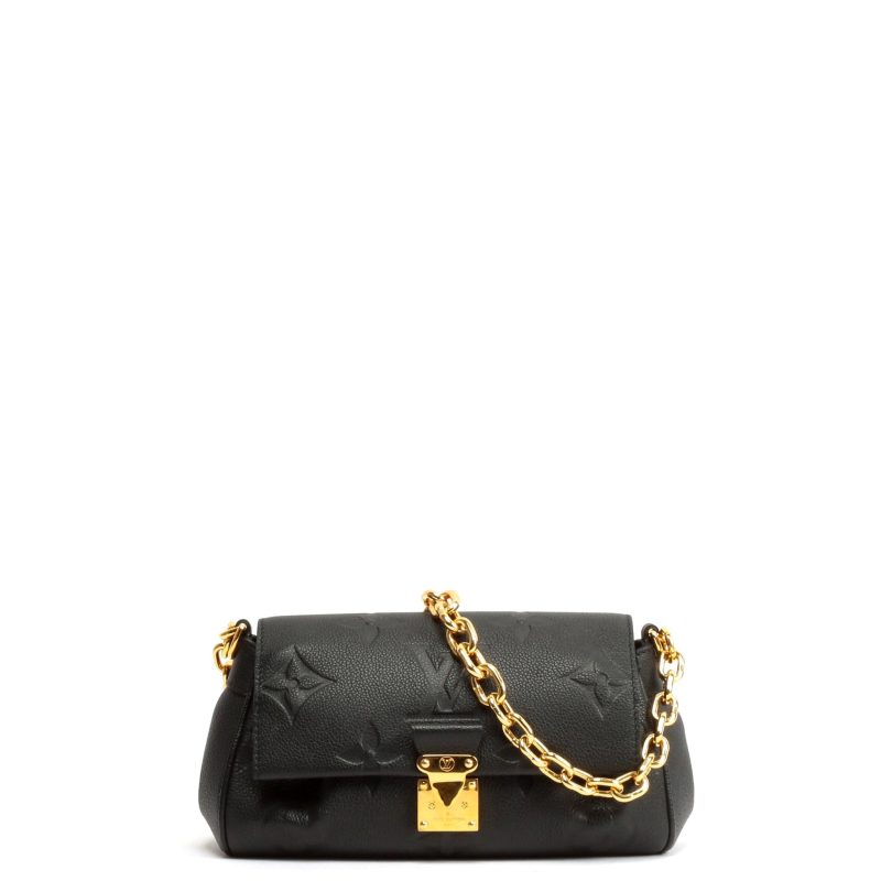 LOUIS VUITTON Favorite MM Empreinte Giant Monogram - Black - Image 28