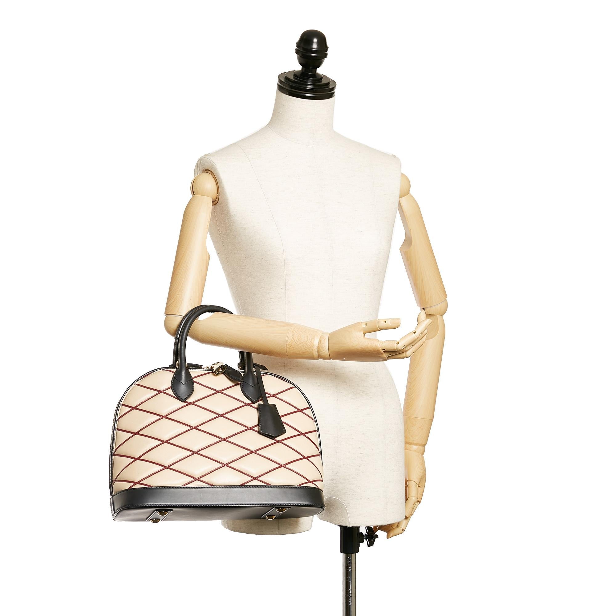 Louis Vuitton Alma Malletage Pm (SHG-34500) - Image 4