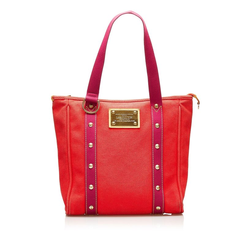 Louis Vuitton Antigua Cabas MM Tote (SHG-35221) - Image 9
