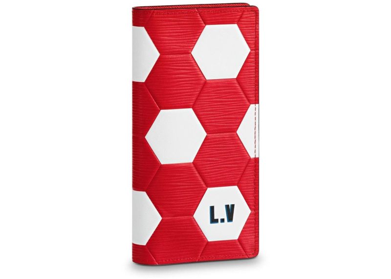 Louis Vuitton Brazza Wallet Epi Leather Hexagon Red - Image 3
