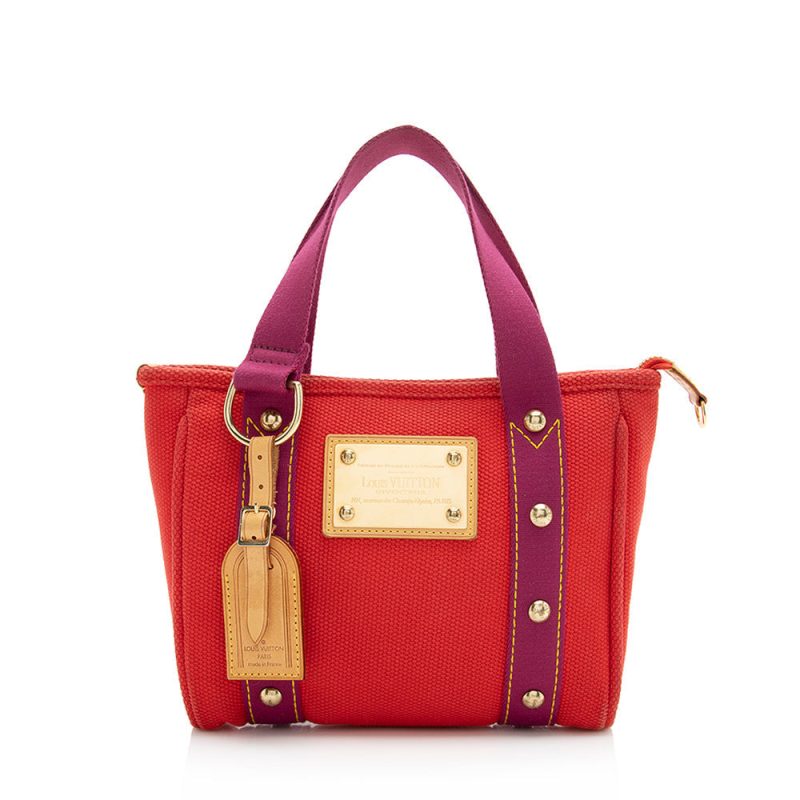 Louis Vuitton Canvas Antigua Cabas PM Tote (SHF-21092) - Image 16