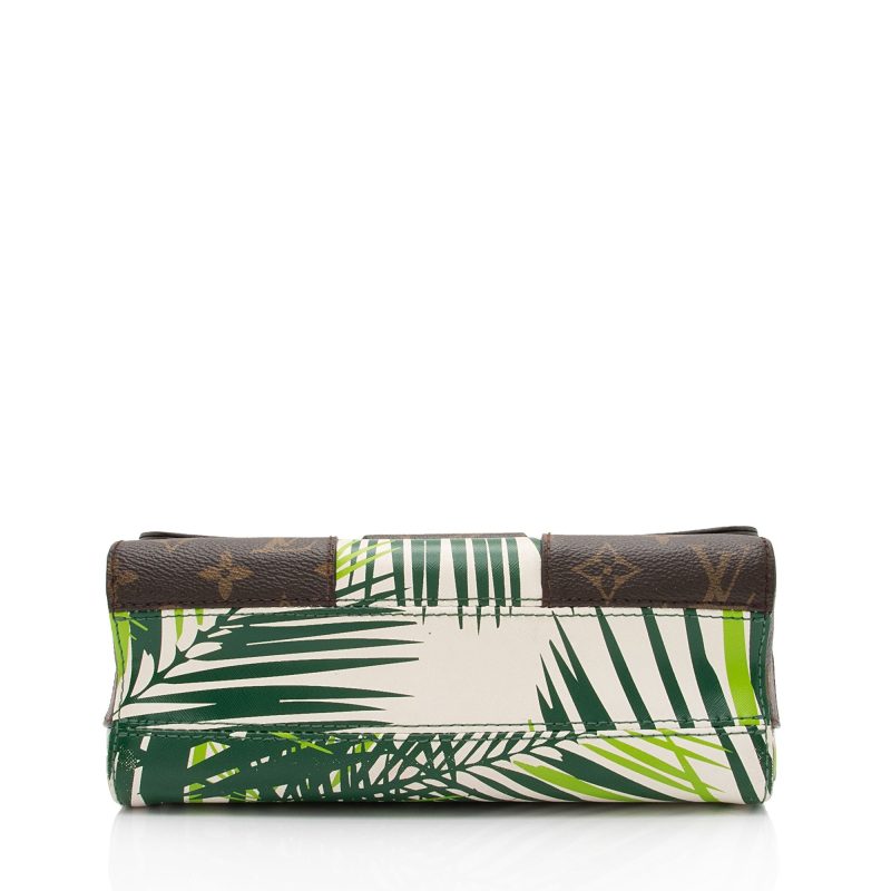 Louis Vuitton Coated Canvas Palm Twist MM Shoulder Bag (SHF-JaIdPa) - Image 3