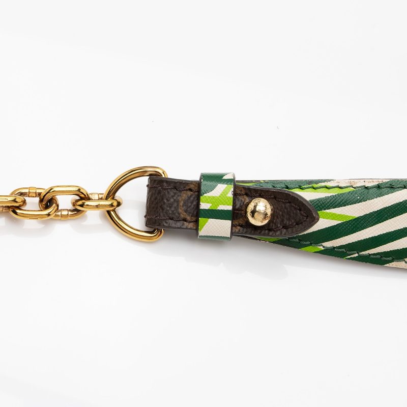 Louis Vuitton Coated Canvas Palm Twist MM Shoulder Bag (SHF-JaIdPa) - Image 14