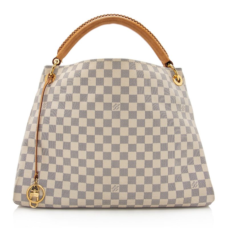 Louis Vuitton Damier Azur Artsy MM Shoulder Bag (SHF-21109) - Image 16