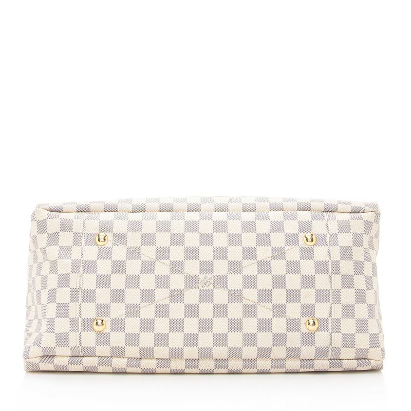 Louis Vuitton Damier Azur Artsy MM Shoulder Bag (SHF-22363) - Image 3