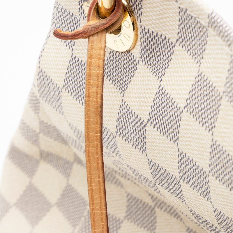 Louis Vuitton Damier Azur Artsy MM Shoulder Bag (SHF-22363) - Image 12