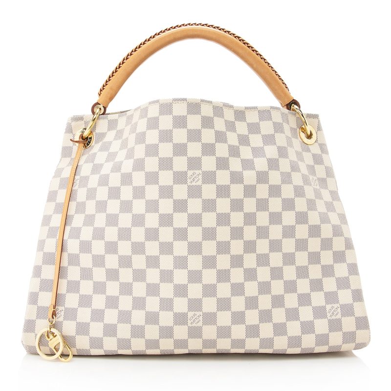 Louis Vuitton Damier Azur Artsy MM Shoulder Bag (SHF-22363) - Image 18