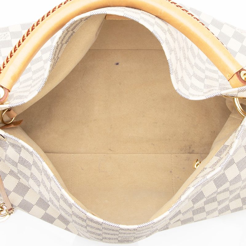 Louis Vuitton Damier Azur Artsy MM Shoulder Bag (SHF-22363) - Image 6