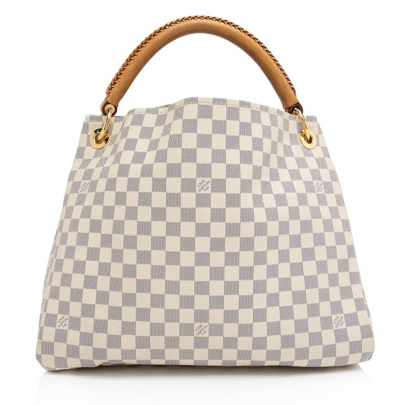 Louis Vuitton Damier Azur Artsy MM Shoulder Bag (SHF-e4MqKD) - Image 2