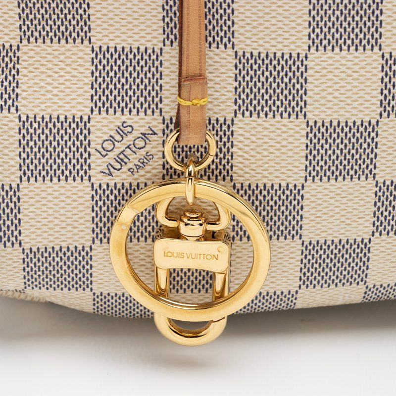 Louis Vuitton Damier Azur Artsy MM Shoulder Bag (SHF-e4MqKD) - Image 14