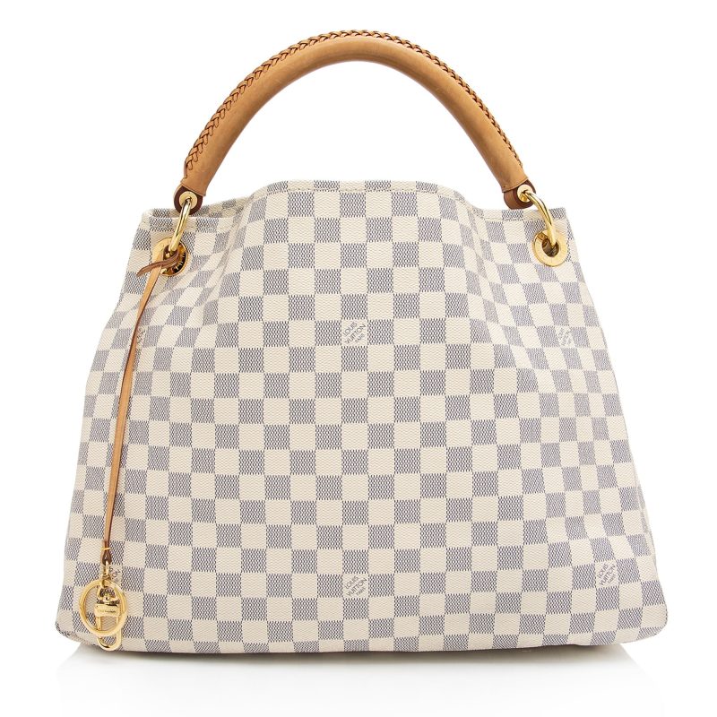 Louis Vuitton Damier Azur Artsy MM Shoulder Bag (SHF-e4MqKD) - Image 16