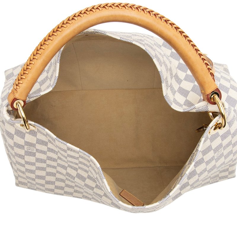 Louis Vuitton Damier Azur Artsy MM Shoulder Bag (SHF-e4MqKD) - Image 6