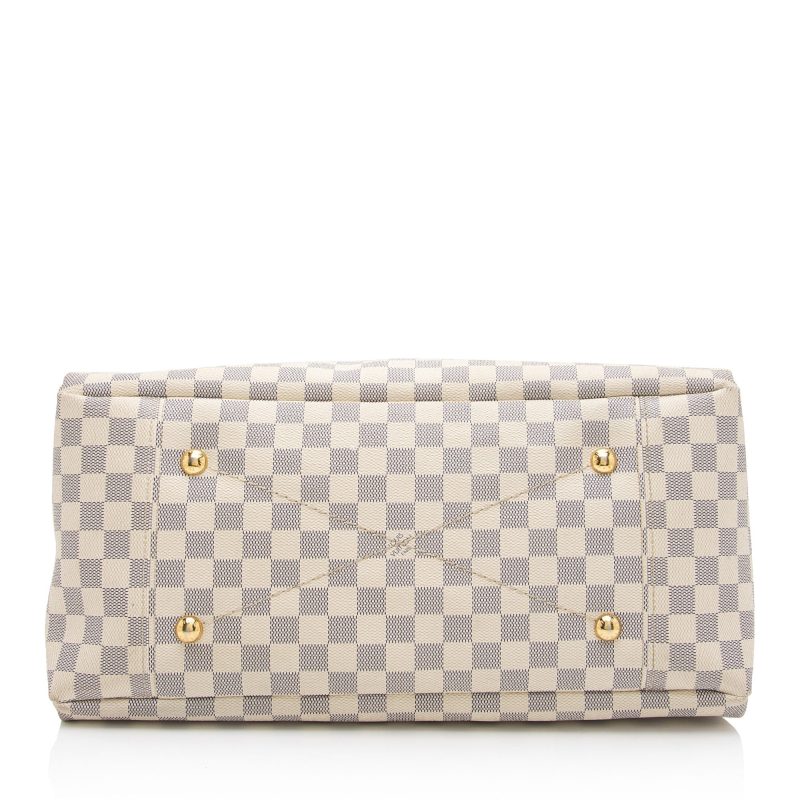 Louis Vuitton Damier Azur Artsy MM Shoulder Bag (SHF-2DoCfw) - Image 3