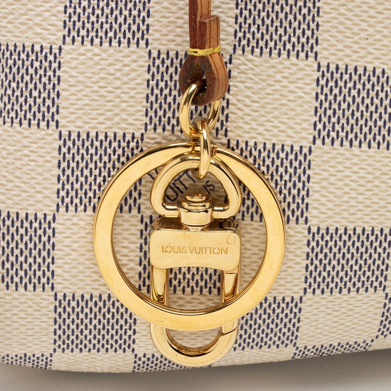 Louis Vuitton Damier Azur Artsy MM Shoulder Bag (SHF-2DoCfw) - Image 11