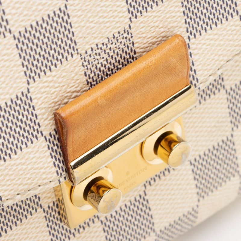Louis Vuitton Damier Azur Croisette Shoulder Bag (SHF-23451) - Image 8