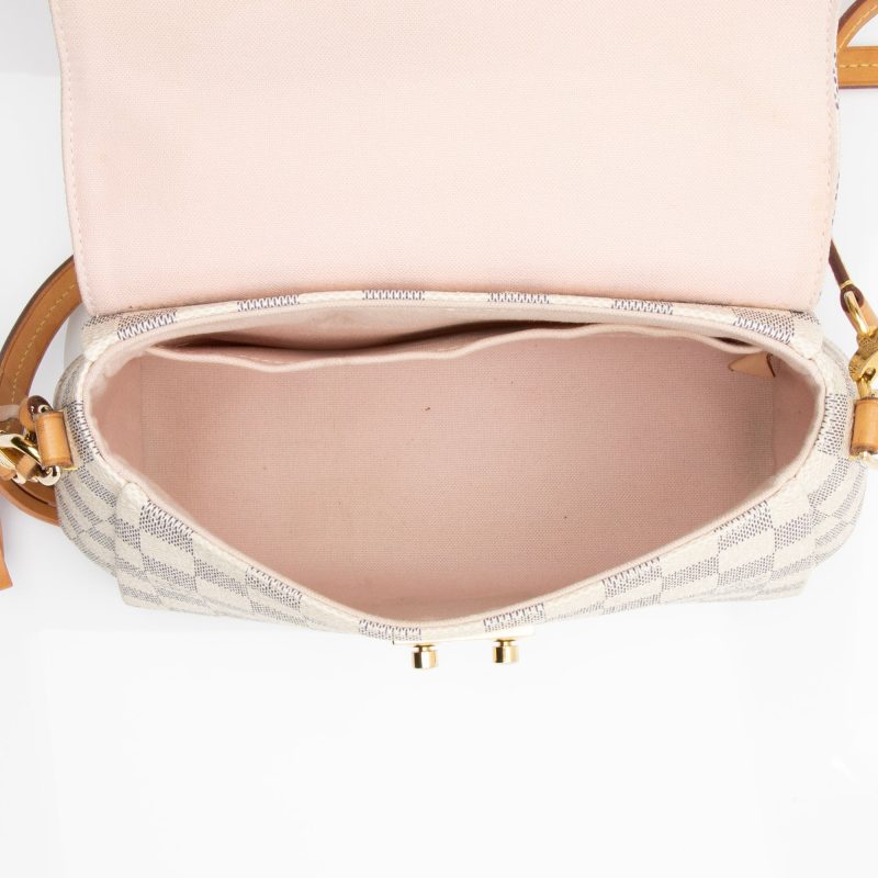 Louis Vuitton Damier Azur Croisette Shoulder Bag (SHF-23451) - Image 6