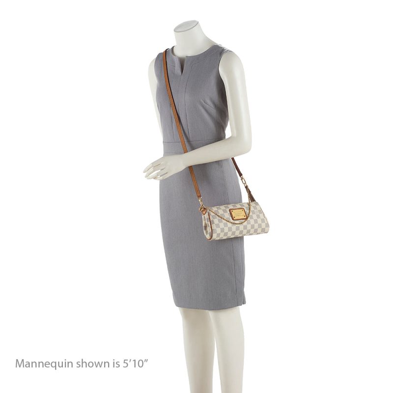 Louis Vuitton Damier Azur Eva Clutch (SHF-18406) - Image 4