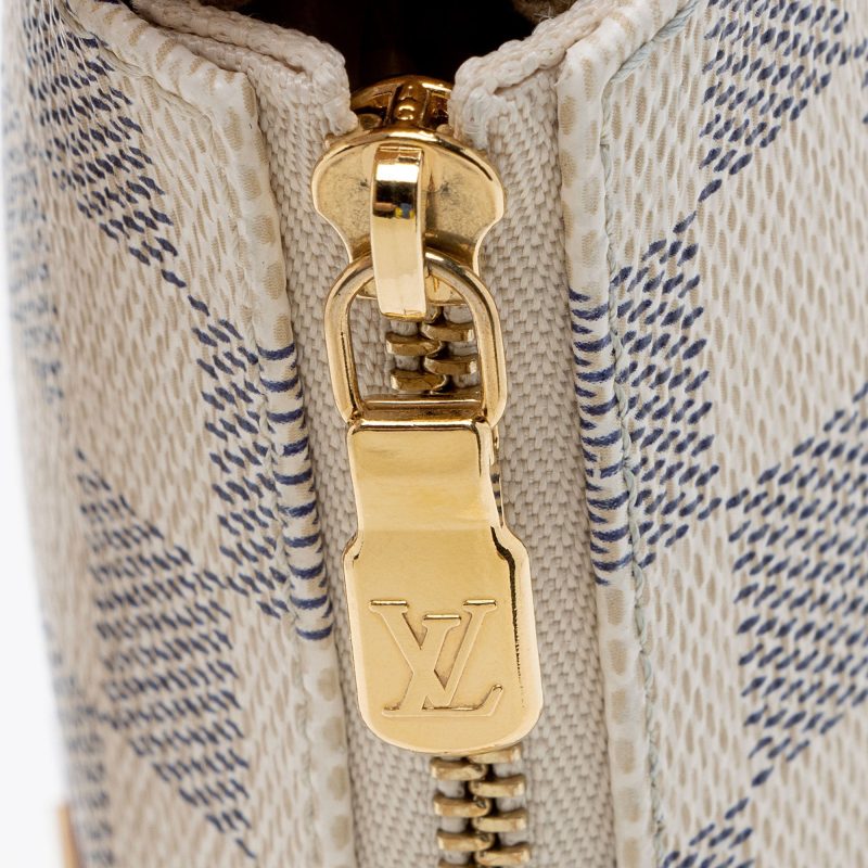 Louis Vuitton Damier Azur Eva Clutch (SHF-v5xd3A) - Image 9