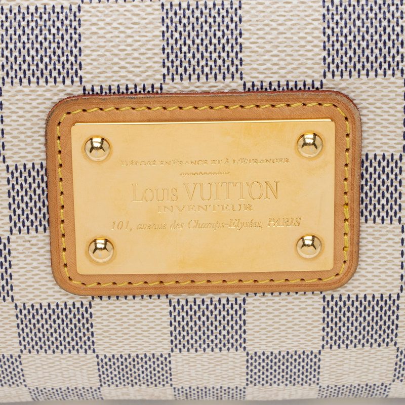 Louis Vuitton Damier Azur Eva Clutch (SHF-v5xd3A) - Image 8