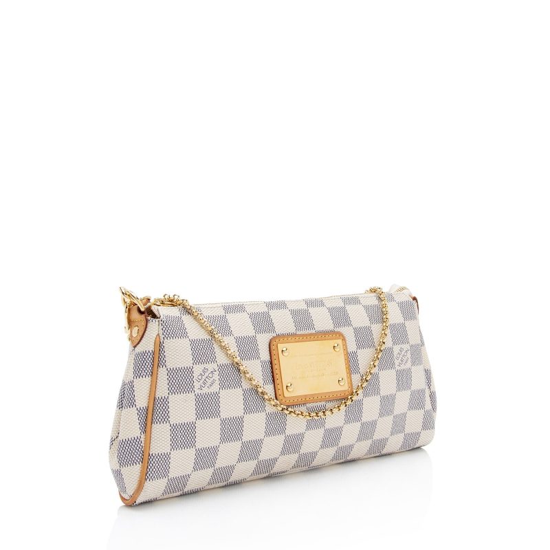 Louis Vuitton Damier Azur Eva Clutch (SHF-v5xd3A)