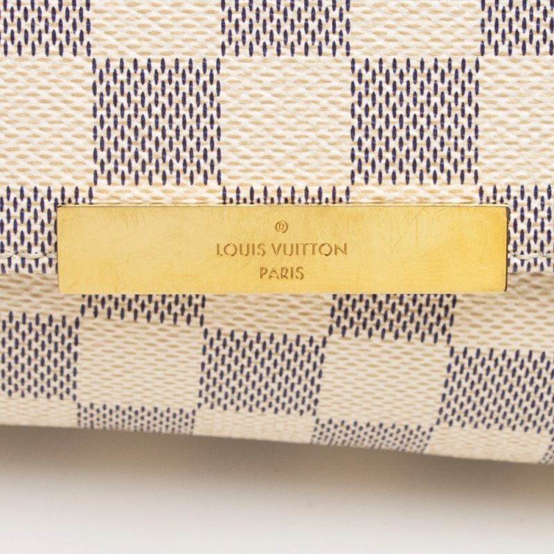 Louis Vuitton Damier Azur Favorite MM Shoulder Bag (SHF-21615) - Image 8