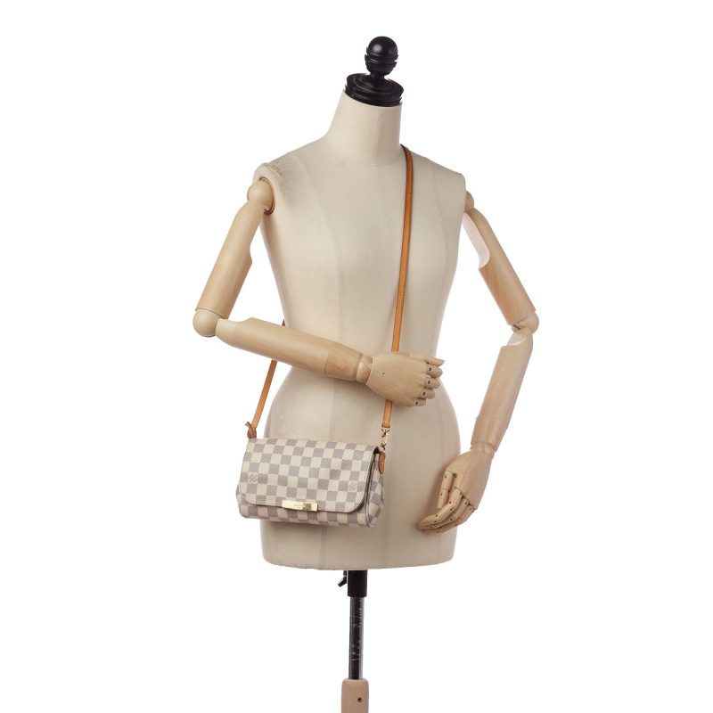Louis Vuitton Damier Azur Favorite PM (SHG-35685) - Image 10