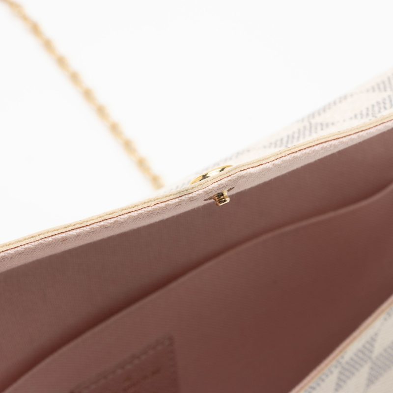 Louis Vuitton Damier Azur Felicie Pochette (SHF-NUzzpM) - Image 8