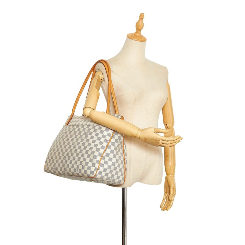 Louis Vuitton Damier Azur Figheri GM (SHG-zYzDgV) - Image 4