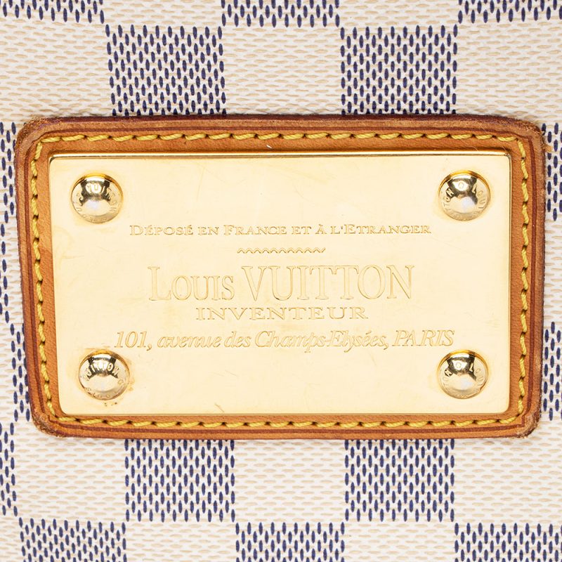 Louis Vuitton Damier Azur Galliera PM Shoulder Bag (SHF-21017) - Image 8